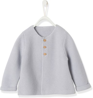 VERTBAUDET Strickjacke f/ür Baby M/ädchen hellblau 56