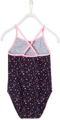 Vertbaudet Kinder Bademantel - Ozean Design Violett Gestreift 146/152