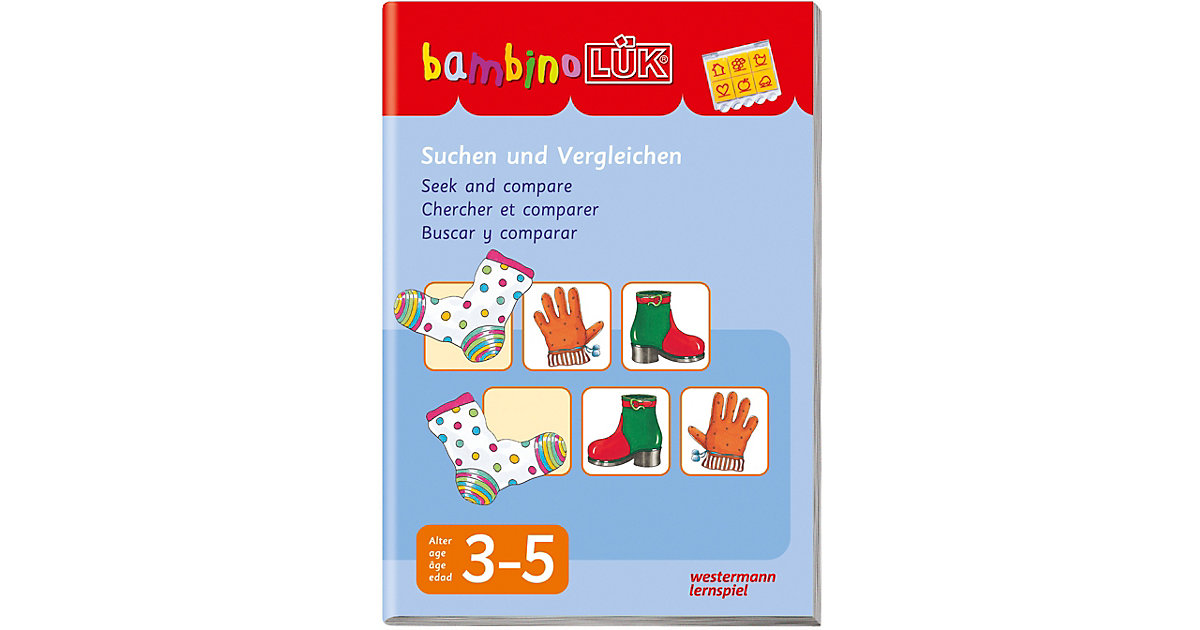 Buch - bambino LÜK Heft, Suchen und Vergleichen