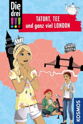Image of Buch - Die drei !!!, Tatort, Tee und ganz viel London