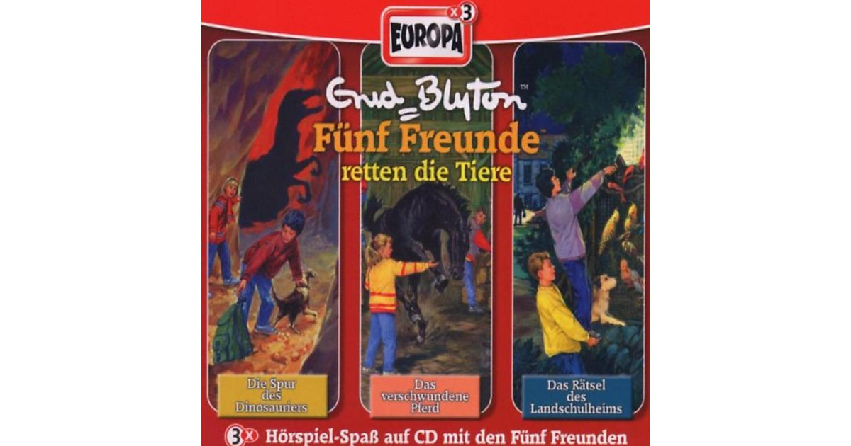 CD Fünf Freunde: ´´Retten die Tiere´´-Box (40, 41, 46) Hörbuch