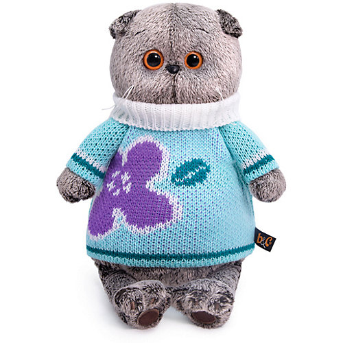 Мягкая игрушка Budi Basa Кот Басик в весеннем свитере, 19 см от Budi Basa