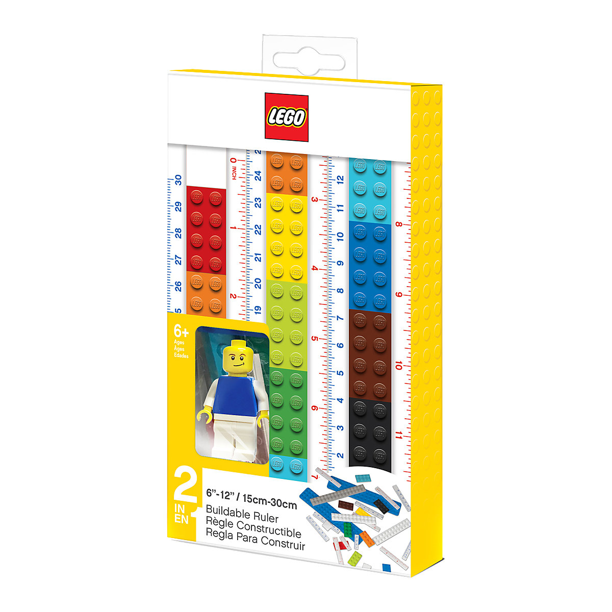 Lineal LEGO zum Selbstbauen 15-30 cm