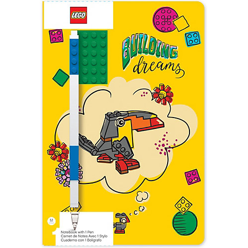 Записная книжка с ручкой LEGO Classic Building Dreams, 192 листа от LEGO