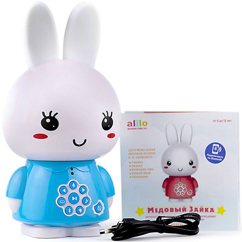 Медиаплеер Alilo "Медовый зайка" G6+ c Bluetooth, голубой от Alilo