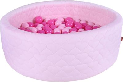 300 Bälle für Bällebad Kinderzelt Farbmix Pink Weiß Bunte Farben Spielplatz Ball 