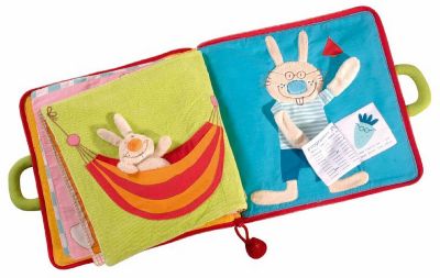 Мягкая книжка Lilliputiens "Один день кролика"