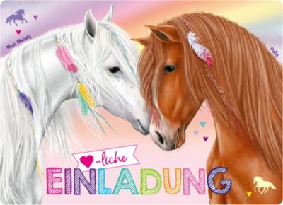 Miss Melody Einladungskartenset, inkl. Umschlägen & Stickern