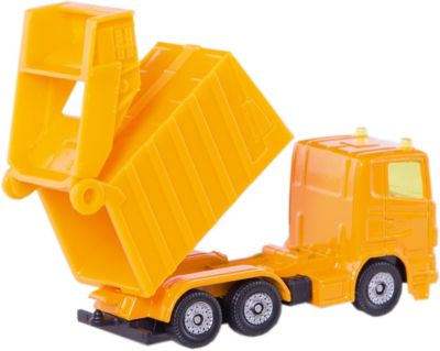 Metall/Kunststoff SIKU 0811 Orange Spielzeugauto für Kinder,... Müllwagen 