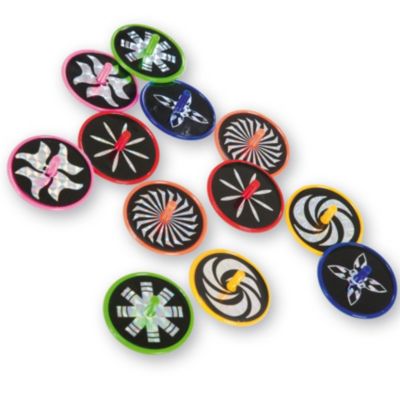 PARTY FUN Laserkreisel, 12 Stück 2