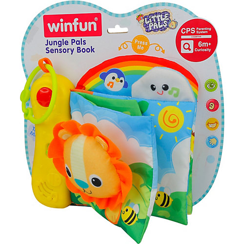 Сенсорная книжка WinFun Друзья джунглей от WinFun