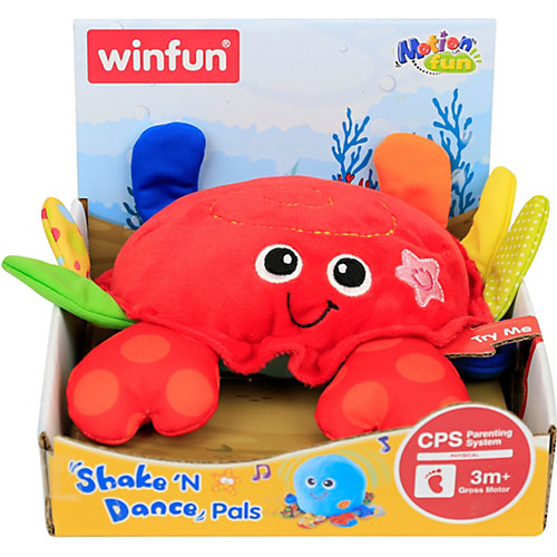 Музыкальная игрушка WinFun "Тряси и танцуй" Краб от WinFun
