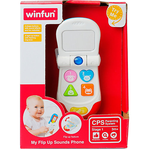 Музыкальная игрушка WinFun Телефон-раскладушка от WinFun