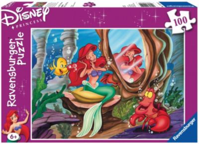 Ravensburger Пазл "Русалочка Ариэль" из серии "Принцессы Диснея", 100 деталей