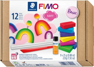 Fimo Materialpackung effect 12 Farbtöne zu je 25g 31,50€/kg 