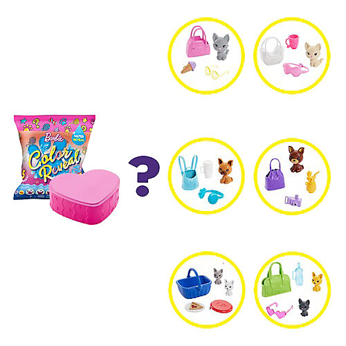 Игровой набор Barbie Color Reveal Домашние животные, волна 1 от Mattel