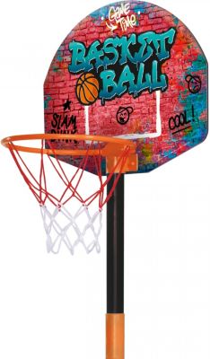 Basketball Set, höhenverstellbar 66-160 cm, Simba, orange myToys