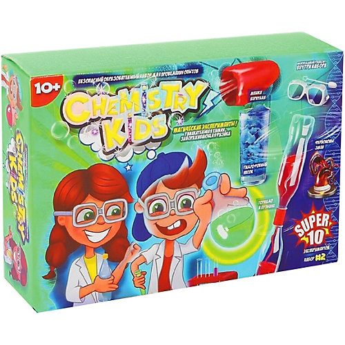 Набор экспериментов Danko Toys Chemistry Kids "Магические эксперименты" №2, 10 опытов от Danko Toys