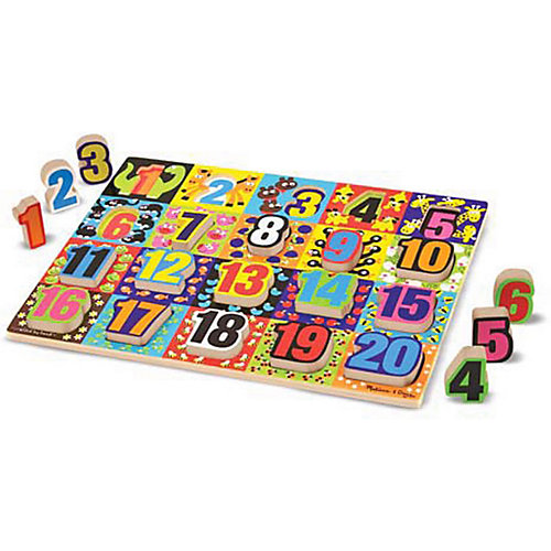 Пазл Melissa&Doug Мои первые пазлы Гигантские цифры от Melissa & Doug