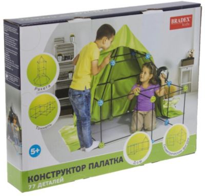 Конструктор Bradex "Палатка", 77 деталей