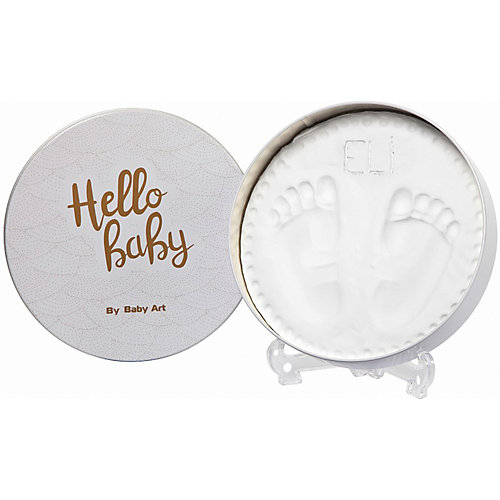 Коробочка для отпечатка Baby Art "Мэджик бокс", круглая - белый от Baby Art