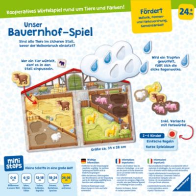 Ravensburger ministeps Spielzeug Unser Bauernhof-Spiel 04510 