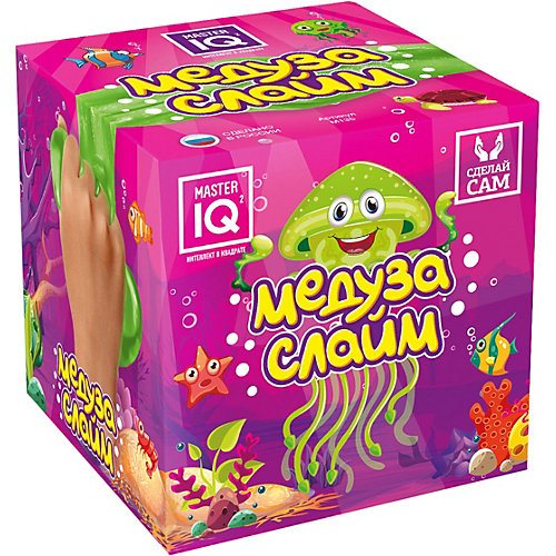 Медуза слайм Master IQ2 Сделай сам, зеленый от Master IQ2