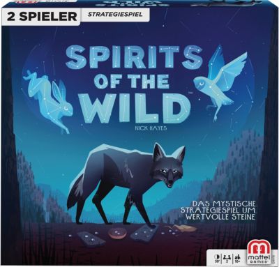 Mattel Games Spirits of the Wild, Gesellschaftsspiel, Strategiespiel, 2 Spieler
