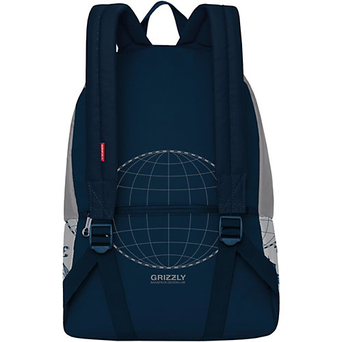 Рюкзак Grizzly RQ-007-4 №1 - сине-серый от Grizzly