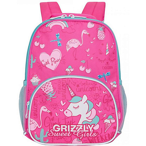 Рюкзак детский Grizzly RK-076-3 №1 - розовый от Grizzly