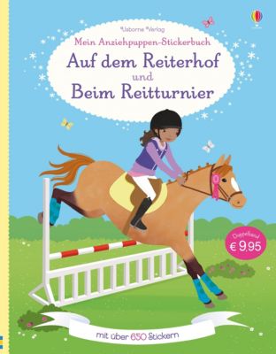 Image of Buch - Mein Anziehpuppen-Stickerbuch: Auf dem Reiterhof und Beim Reitturnier