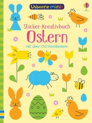 Image of Buch - Usborne Minis - Sticker-Kreativbuch: Ostern