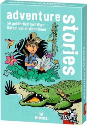 Image of Buch - black stories junior: adventure stories (Kinderspiel)