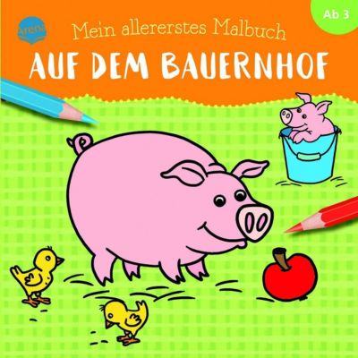 Image of Buch - Mein allererstes Malbuch: Auf dem Bauernhof