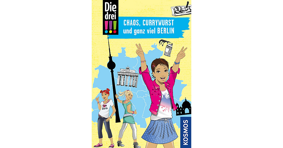 Image of Buch - Die drei !!!: Chaos, Currywurst und ganz viel Berlin