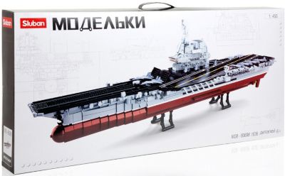 Конструктор Sluban Флот "Авианосец", 1:450, 1636 деталей