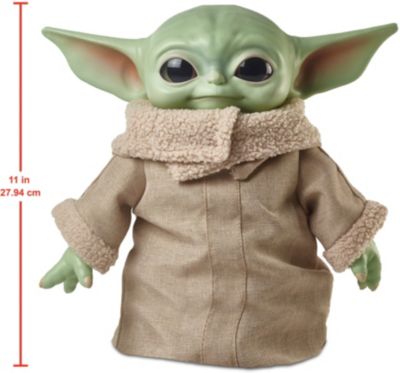 Baby Yoda Kuscheltier Zum Wenden Flip PlüschPuppe Mandalorian Spielzeug Geschenk 