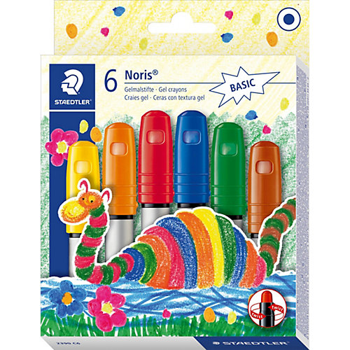 Гелевые мелки NorisClub, 6 цв. от Staedtler
