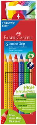 Цветные карандаши Faber-Castell Jumbo Grip, 6 цветов