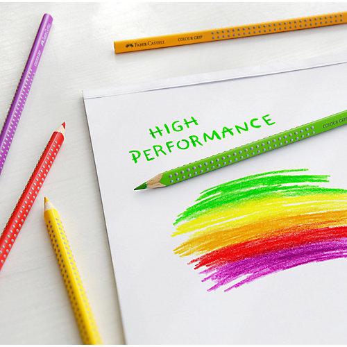 Цветные карандаши Faber-Castell Grip, 6 цветов от Faber-Castell