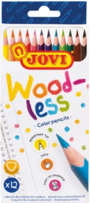 Цветные карандаши Jovi Wood-less, 12 цветов