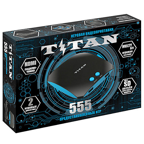 Игровая приставка Titan, 555 игр HDMI от Titan
