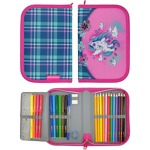 Ранец школьный MagTaller EVO Light, Unicorn, c наполнением - pink/blau от MagTaller