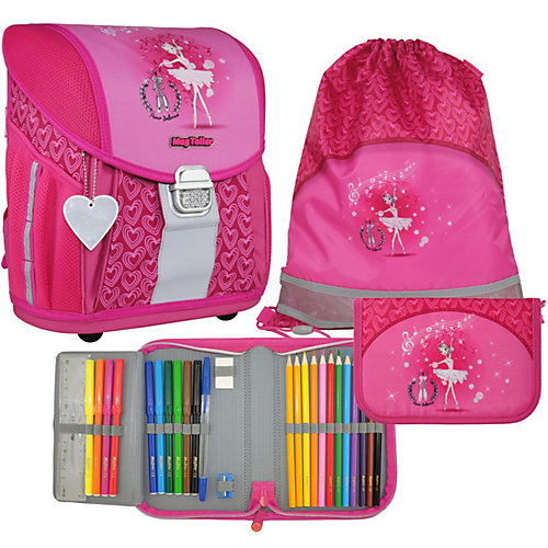 Ранец школьный MagTaller EVO Light, Ballerina Pink, c наполнением - розовый от MagTaller