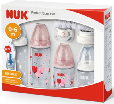 NUK Perfect Start Plus Set Erstausstattung Baby Babyflaschen Flaschensets Baby