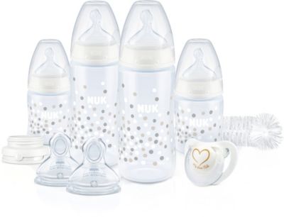 First Choice Perfect Start Set Mit Temperature Control Anzeige Erstausstattung Furs Baby Mit First Choice Plus Babyflaschen Aus Polypropylen Pp 0 6 M Nuk Mytoys