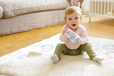 Magic Cup 230 ml, 360°-Trinkrand, abdichtende Silikonscheibe, ab 8 M, BPA-frei, Koala 2