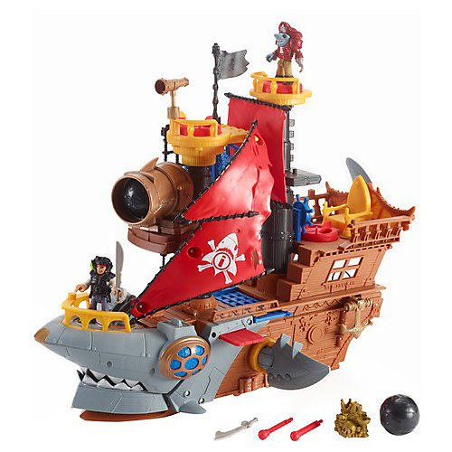 Игровой набор Imaginext Пиратский корабль "Акула" от Mattel