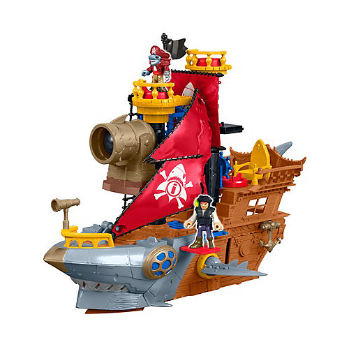 Игровой набор Imaginext Пиратский корабль "Акула" от Mattel