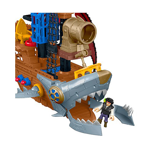 Игровой набор Imaginext Пиратский корабль "Акула" от Mattel